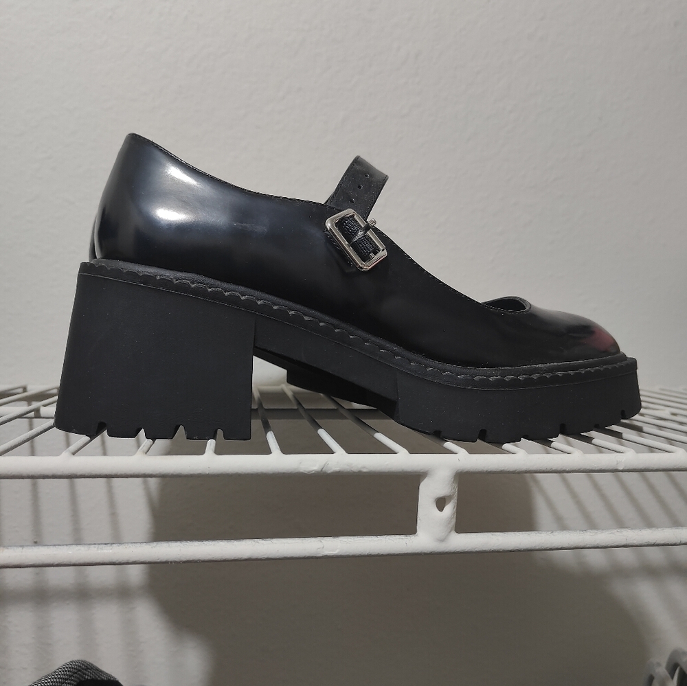 Black Madden Girl Mary Jane Size 10